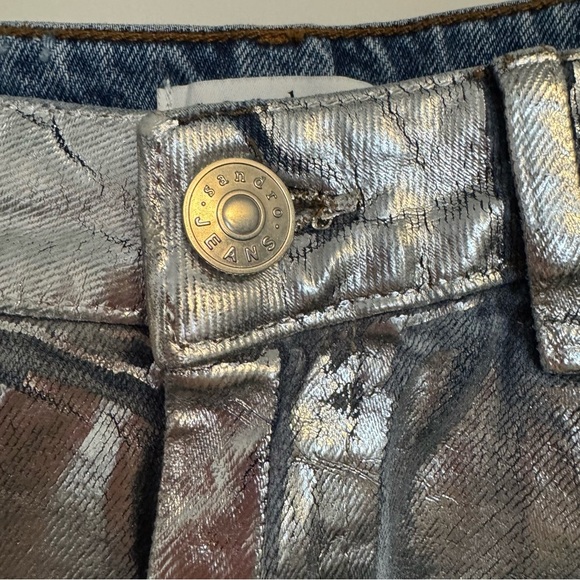 Sandro Silver Metallic Skirt - Picture 7 of 16